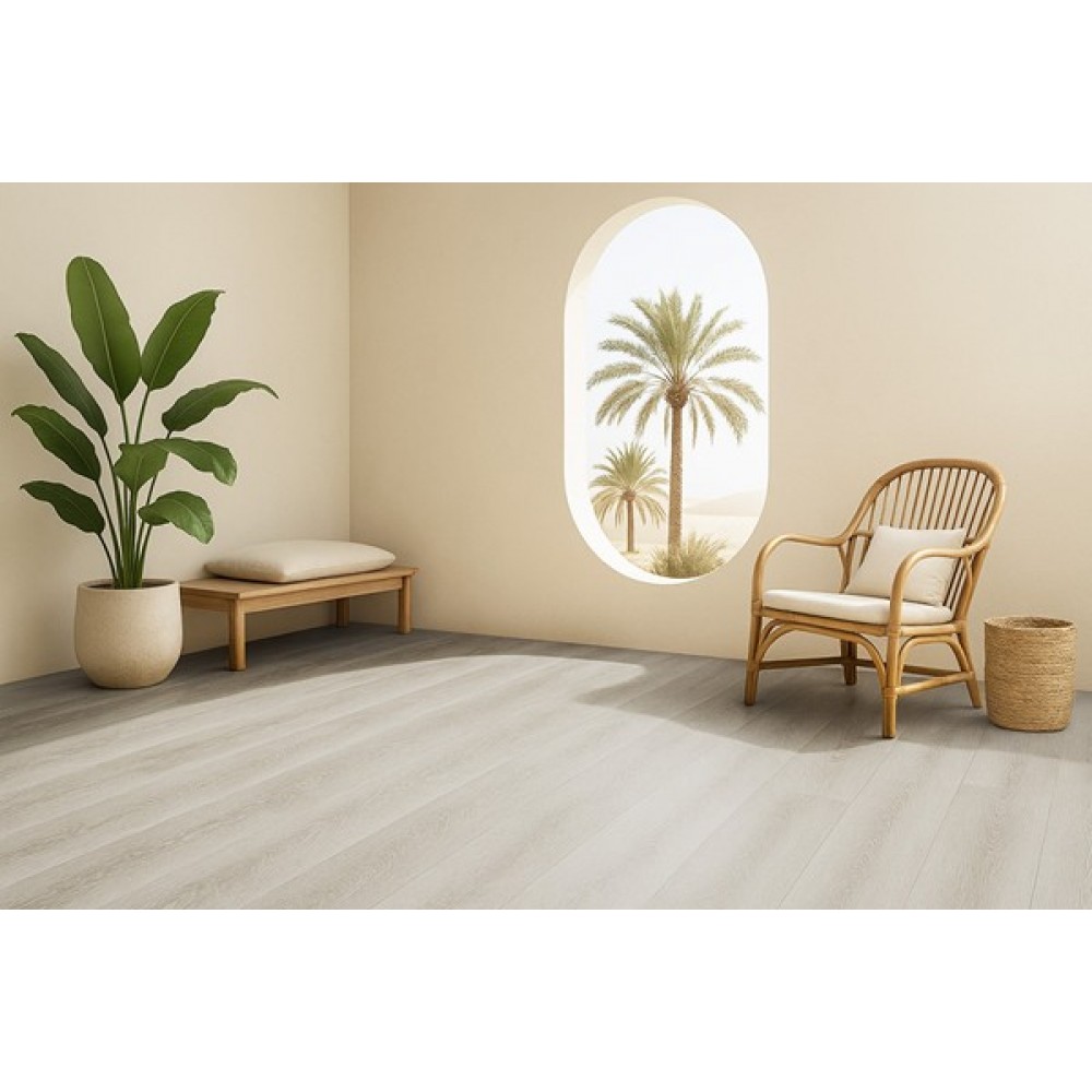 BASIC LVT ΒΙΝΥΛΙΚΗ ΛΩΡΙΔΑ 2mm GREY OAK 98282 NewPlan