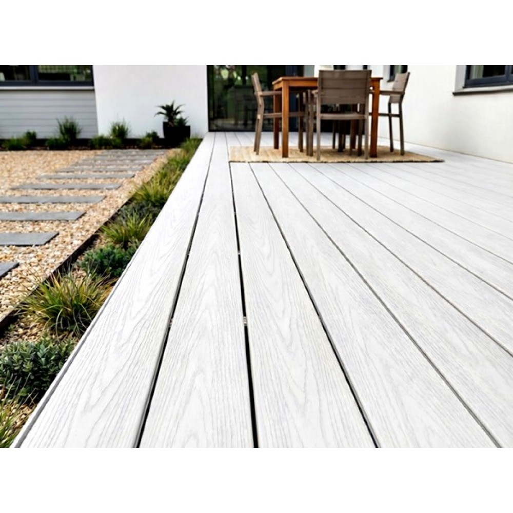 DECK-WPC ΔΑΠΕΔΟΥ PREMIUM 23/140mm WHITE 600130 NewPlan