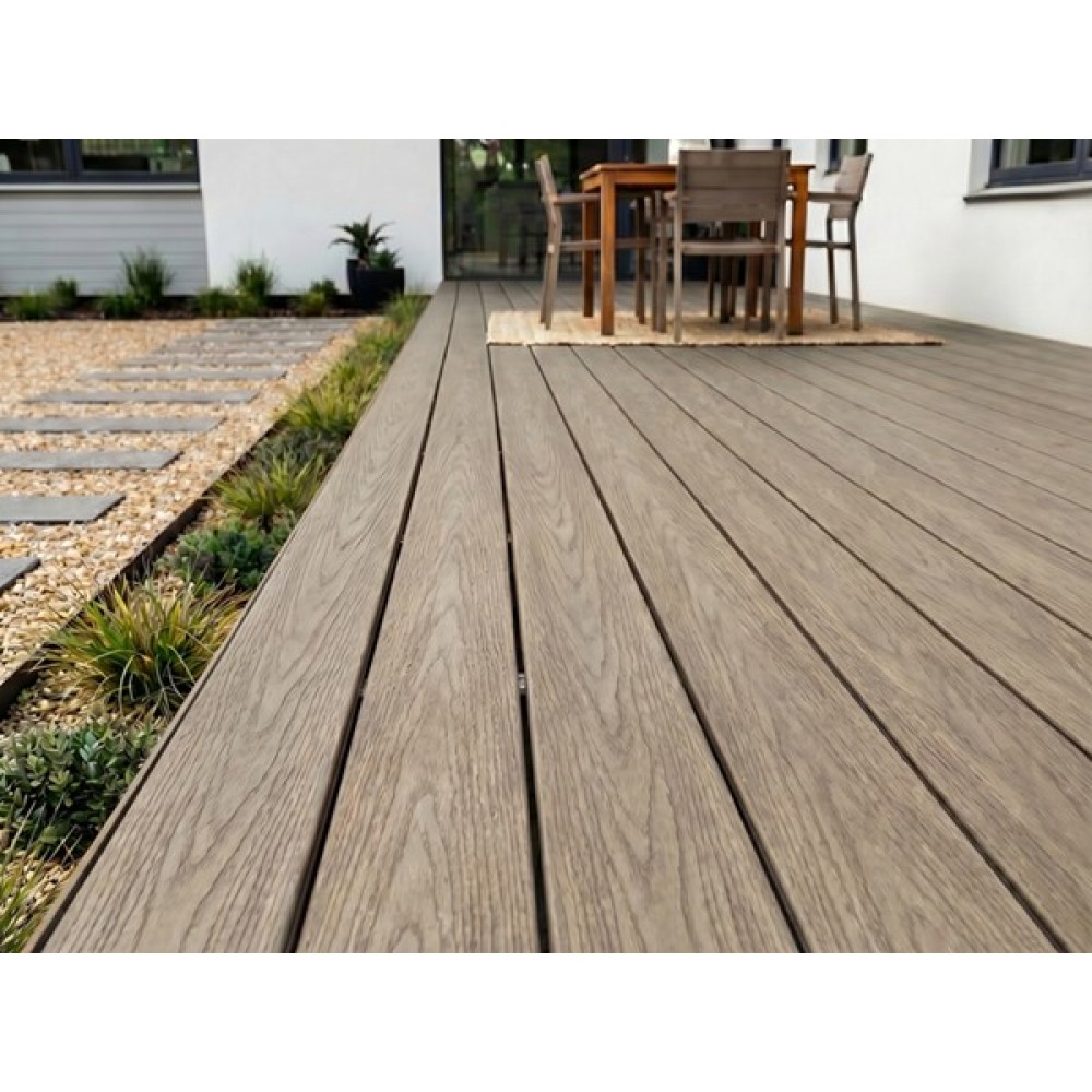 DECK-WPC ΔΑΠΕΔΟΥ PREMIUM 23/140mm ANTIQUE/WALNUT 620110 NewPlan