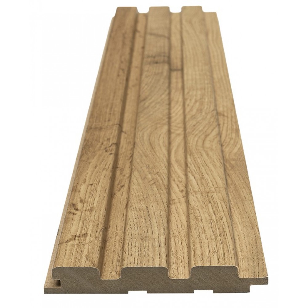 MDF PANEL ΜΕ 3D ΠΗΧΑΚΙΑ 508090 BEAT ST 16/119/2750mm PECAN NewPlan