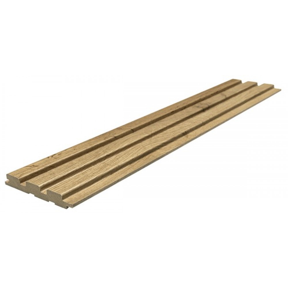 MDF PANEL ΜΕ 3D ΠΗΧΑΚΙΑ 508090 BEAT ST 16/119/2750mm PECAN NewPlan