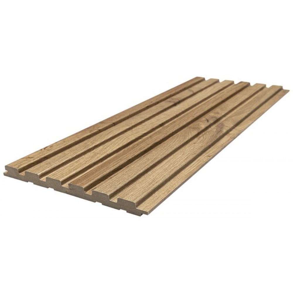 MDF PANEL ΜΕ 3D ΠΗΧΑΚΙΑ 508090 BEAT ST 16/119/2750mm PECAN NewPlan