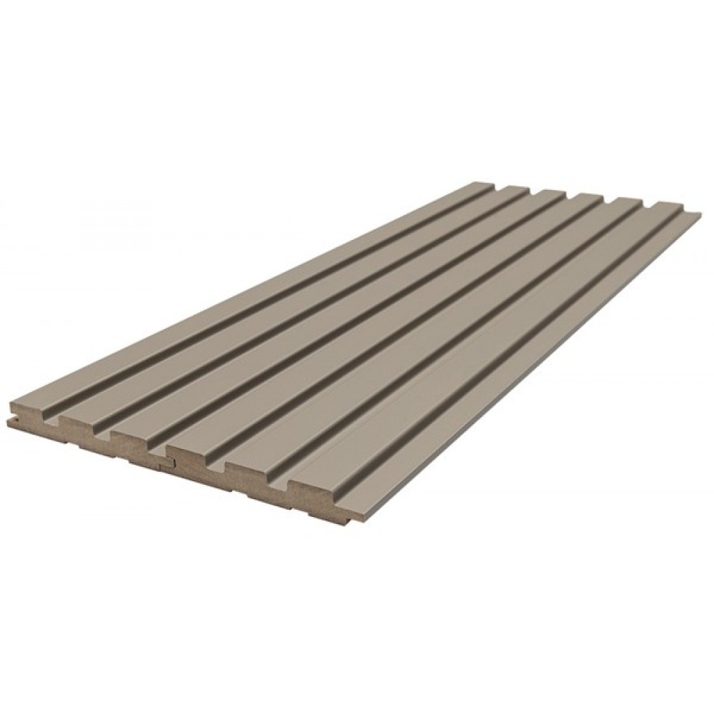 MDF PANEL ΜΕ 3D ΠΗΧΑΚΙΑ 506090 BEAT DL 16/119/2750mm SAND GREY NewPlan