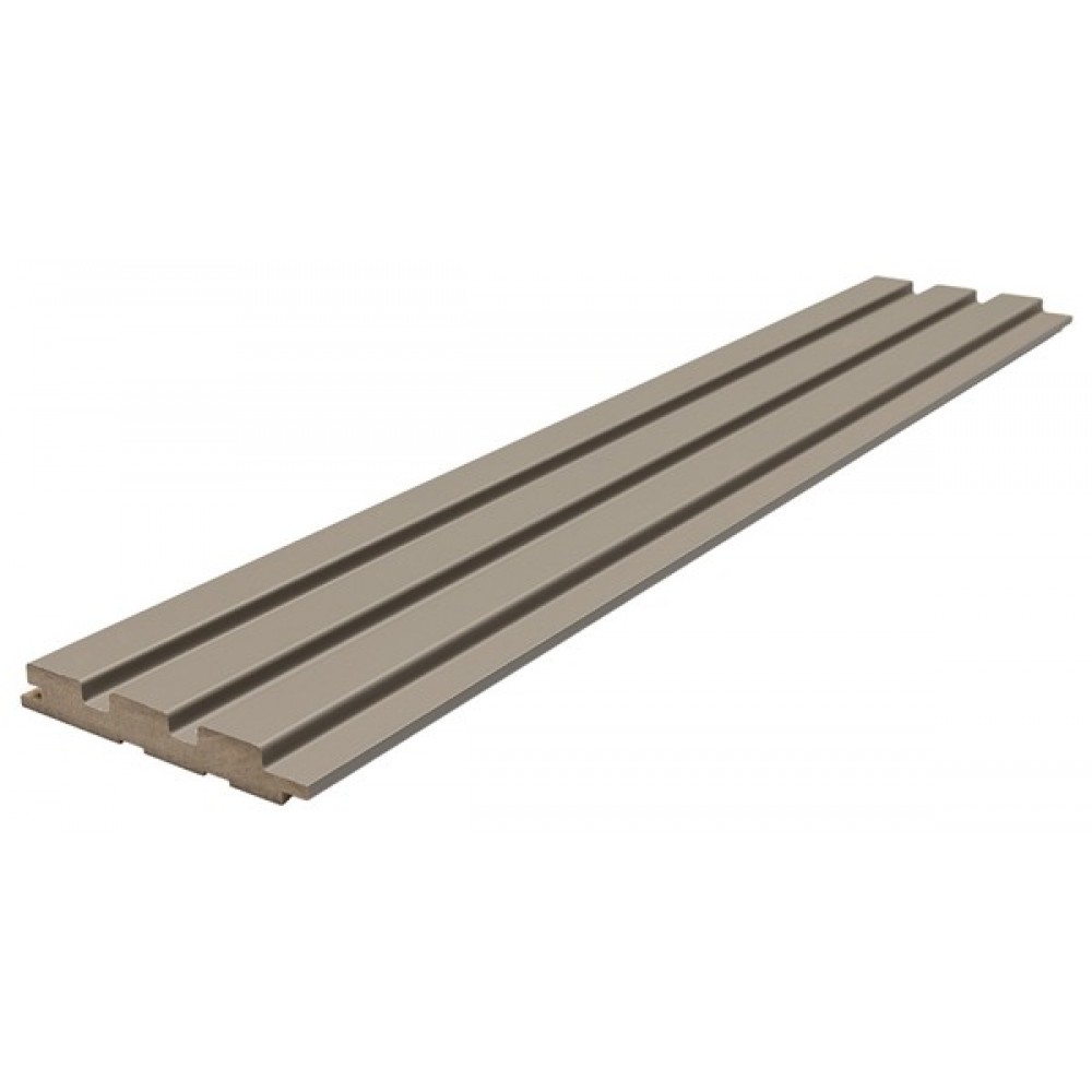 MDF PANEL ΜΕ 3D ΠΗΧΑΚΙΑ 506090 BEAT DL 16/119/2750mm SAND GREY NewPlan