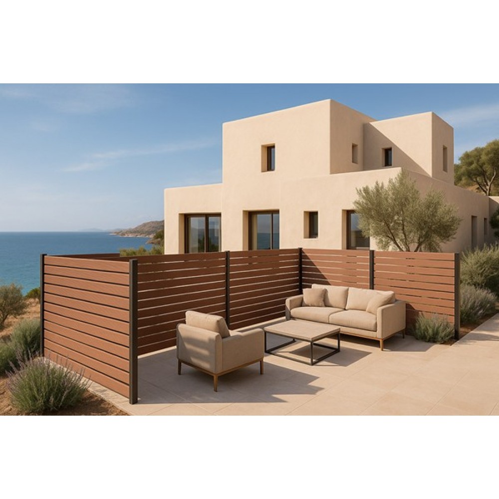WPC ΠΕΡΙΦΡΑΞΗΣ 20/120mm BROWN 5040 NewPlan