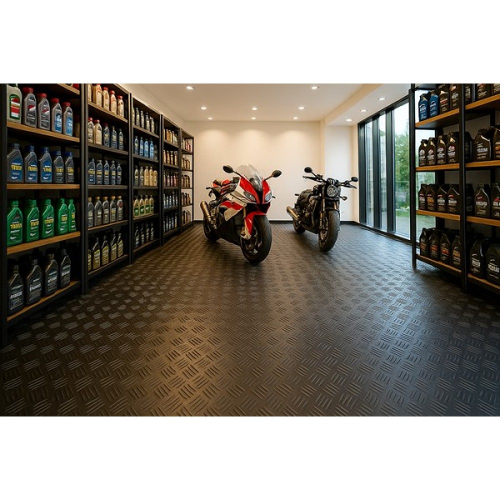 ΔΑΠΕΔΟ ΚΑΟΥΤΣΟΥΚ 9005 3mm CHECKER ΛΑΜΑΡΙΝΑ 1.2Μ NewPlan