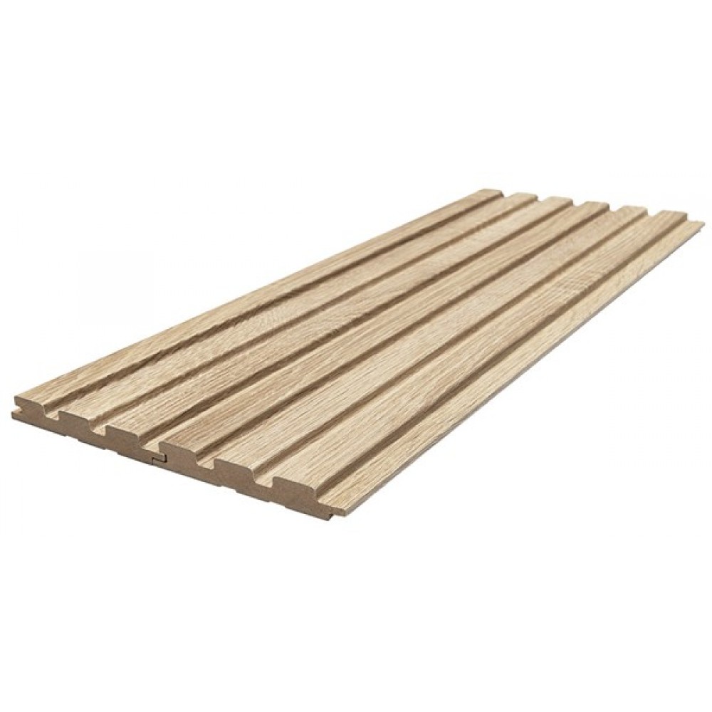 MDF PANEL ΜΕ 3D ΠΗΧΑΚΙΑ 501050 BEAT ST 16/119/2750mm SONOMA OAK NewPlan