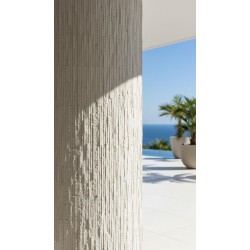 PANEL 111020 (ΚΙΒ 10ΤΜΧ) ΕΥΚΑΜΠΤΗΣ ΠΕΤΡΑΣ 600/1200mm MURETTO STONE BEIGE WHITE NewPlan