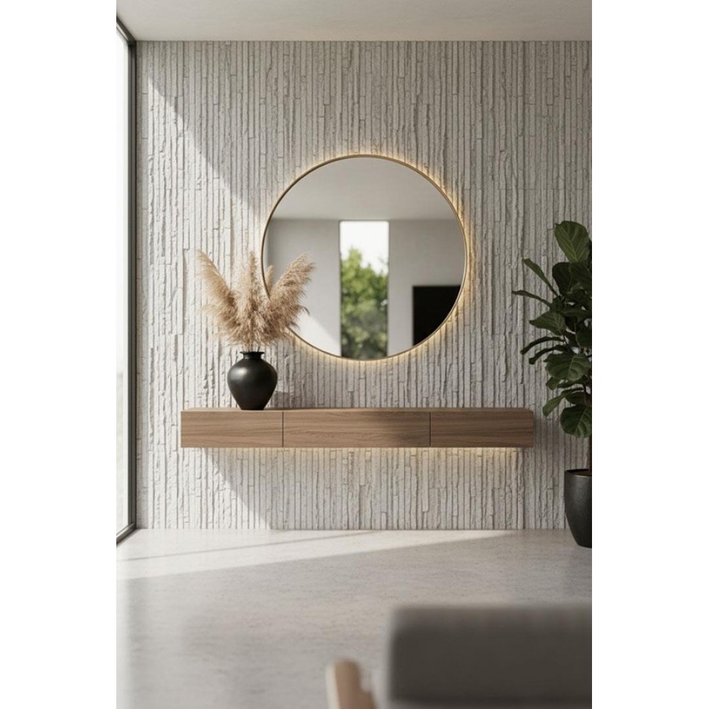 PANEL 111020 (ΚΙΒ 10ΤΜΧ) ΕΥΚΑΜΠΤΗΣ ΠΕΤΡΑΣ 600/1200mm MURETTO STONE BEIGE WHITE NewPlan
