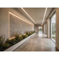 PANEL PU ΤΕΧΝΗΤΗΣ ΠΕΤΡΑΣ 323040 MOUNTAIN ROCK 600/1200mm LIGHT GREY NewPlan