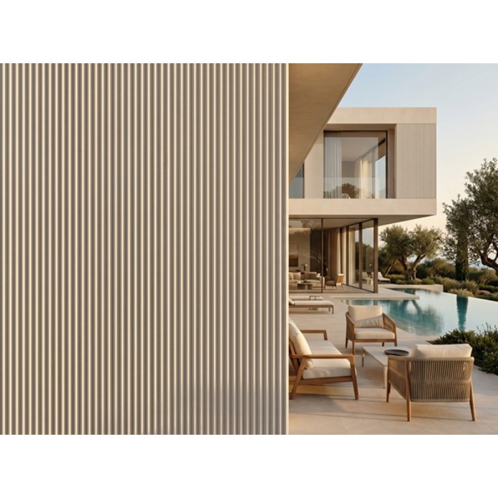 GIGA PANEL 1200/2800mm (ΣΕΤ 2ΤΜΧ)  ΕΥΚΑΜΠΤΗ ΠΕΤΡΑ 113020 RIPPLE BOARD BEIGE WHITE NewPlan