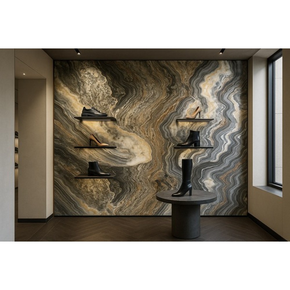 PVC MEGA PANEL 2.8/1220/2800mm ONYX GREY 870 NewPlan
