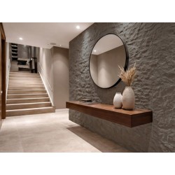 PANEL PU ΤΕΧΝΗΤΗΣ ΠΕΤΡΑΣ 334040 ROCK STONE 600/1200mm LIGHT GREY NewPlan