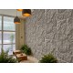 PANEL PU ΤΕΧΝΗΤΗΣ ΠΕΤΡΑΣ 334040 ROCK STONE 600/1200mm LIGHT GREY NewPlan