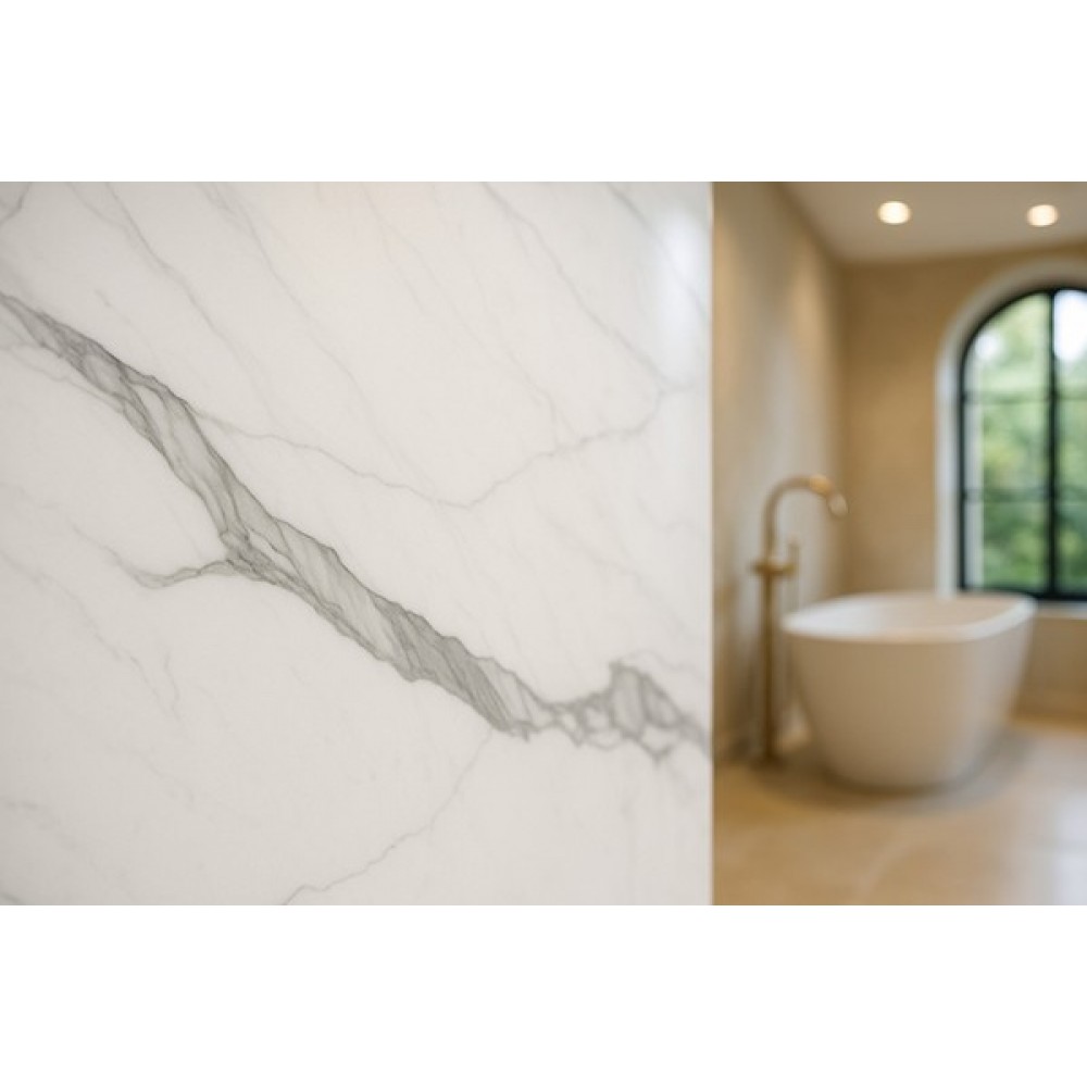 PVC MEGA PANEL 2.8/1220/2800mm CALACATTA 103 NewPlan