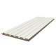 MDF PANEL ΜΕ 3D ΠΗΧΑΚΙΑ 502040 BEAT ST 16/119/2750mm WHITE NewPlan