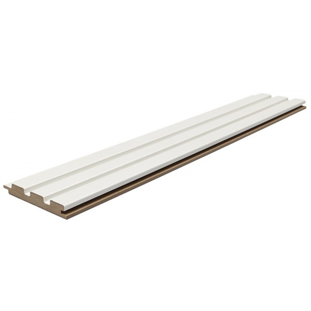 MDF PANEL ΜΕ 3D ΠΗΧΑΚΙΑ 502040 BEAT ST 16/119/2750mm WHITE NewPlan