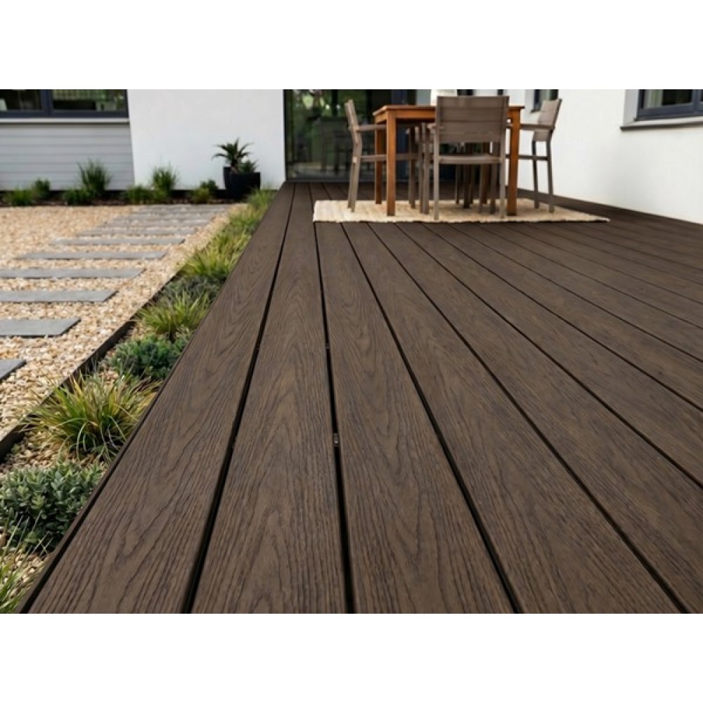DECK-WPC ΔΑΠΕΔΟΥ PREMIUM 23/140mm WOOD/TEAK 640150 NewPlan