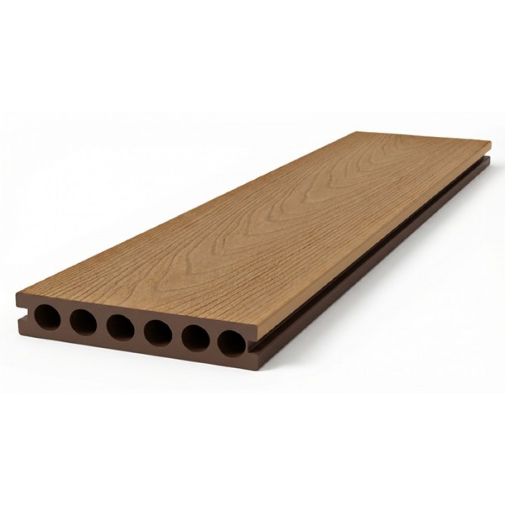 DECK-WPC ΔΑΠΕΔΟΥ PREMIUM 23/140mm WOOD/TEAK 640150 NewPlan