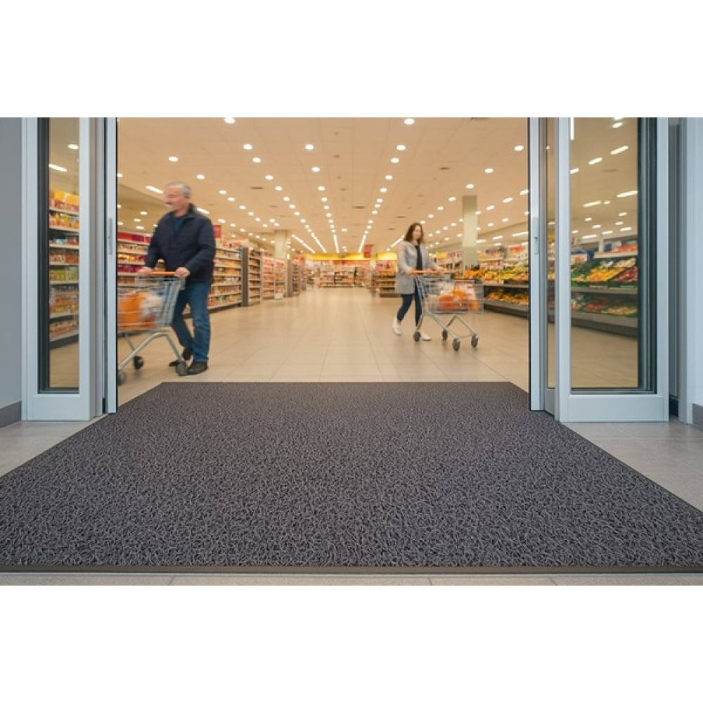 ΠΛΑΣΤΙΚΟ ΔΑΠΕΔΟ SPAGHETTI 12mm DARK GREY 1.22M NewPlan