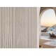 GIGA PANEL 1200/2800mm (ΣΕΤ 2ΤΜΧ)  ΕΥΚΑΜΠΤΗ ΠΕΤΡΑ 119020 LINE STONE BOARD  BEIGE WHITE NewPlan