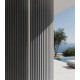 PANEL 113050 (ΚΙΒ   8ΤΜΧ) ΕΥΚΑΜΠΤΗΣ ΠΕΤΡΑΣ 600/1200mm RIPPLE BOARD MEDIUM GREY NewPlan