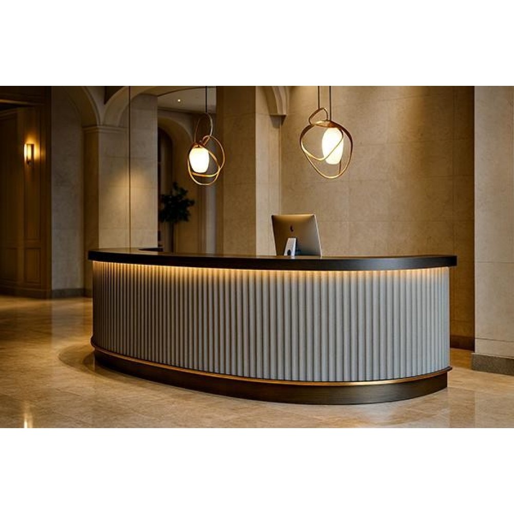 PANEL 113050 (ΚΙΒ   8ΤΜΧ) ΕΥΚΑΜΠΤΗΣ ΠΕΤΡΑΣ 600/1200mm RIPPLE BOARD MEDIUM GREY NewPlan