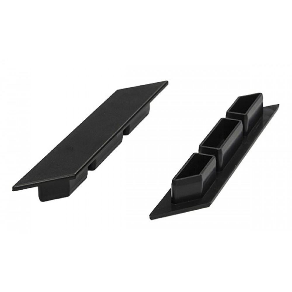 ΤΑΠΑ ΠΛΑΣΤΙΚΗ ΓΙΑ DECK ΠΕΡΙΦΡΑΞΗΣ  Φ12mm 6050 D.GREY RIGHT NewPlan