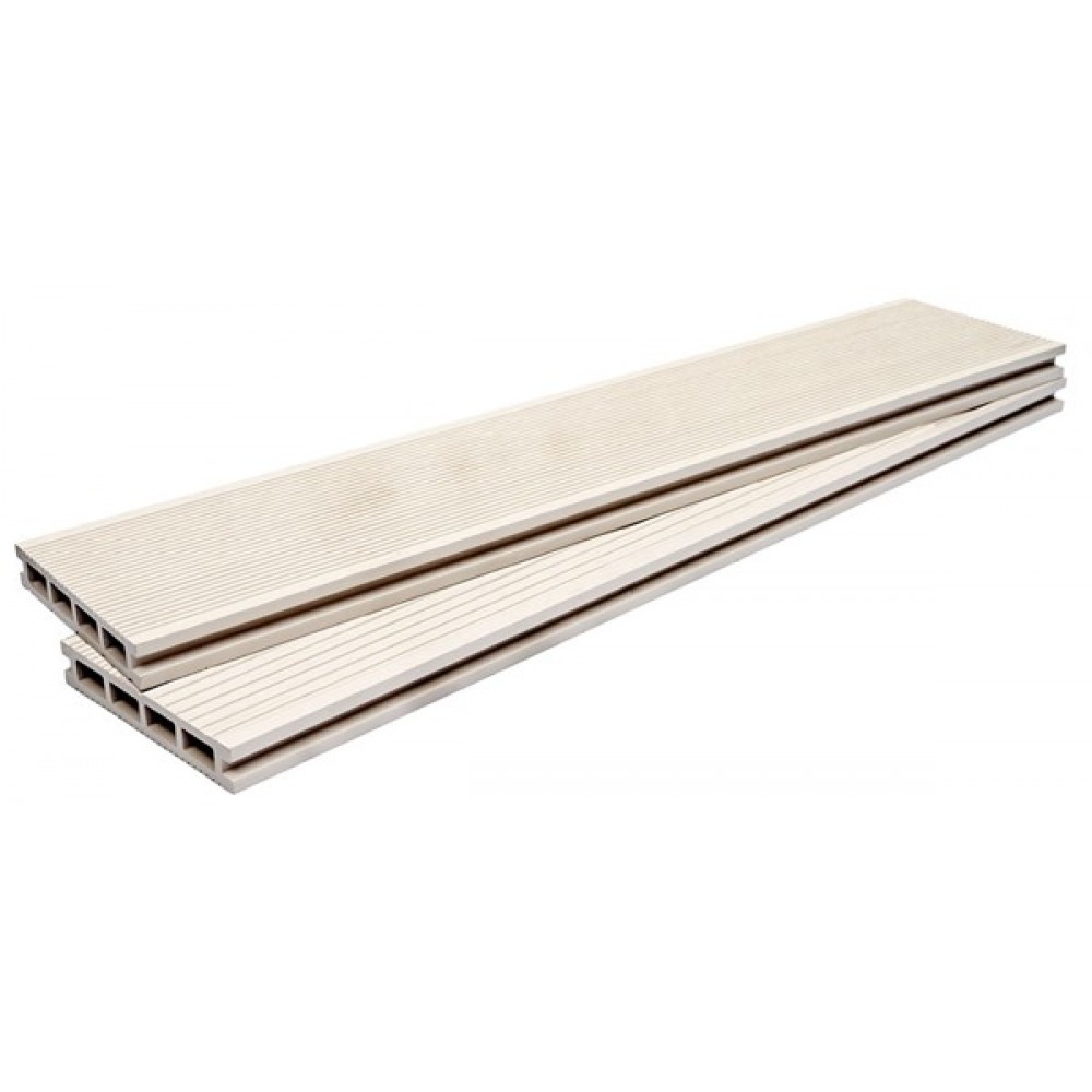 DECK-WPC ΔΑΠΕΔΟΥ 23/140mm WHITE  40130 NewPlan