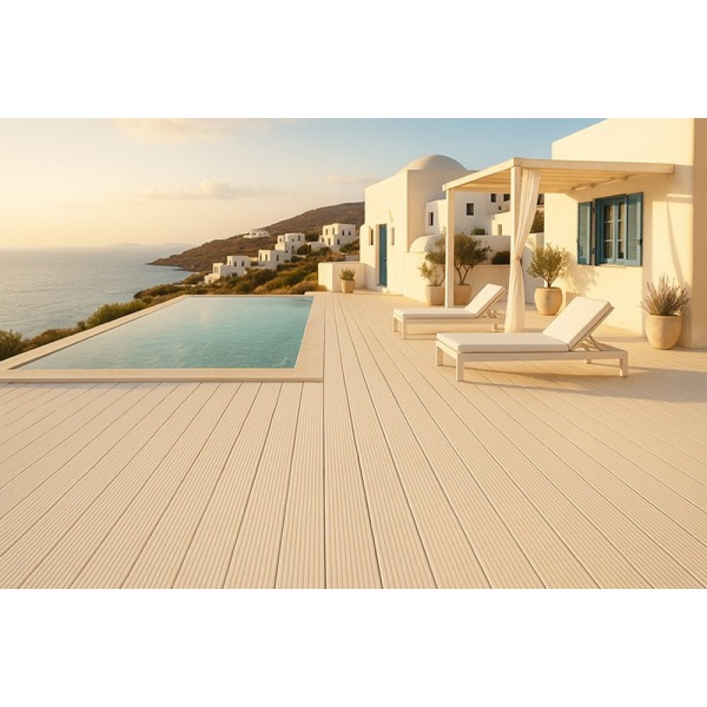 DECK-WPC ΔΑΠΕΔΟΥ 23/140mm WHITE  40130 NewPlan