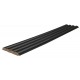 MDF PANEL ME 3D ΠΗΧΑΚΙΑ 805090 WAVE ST 16/119/2750mm BLACK EDITION NewPlan