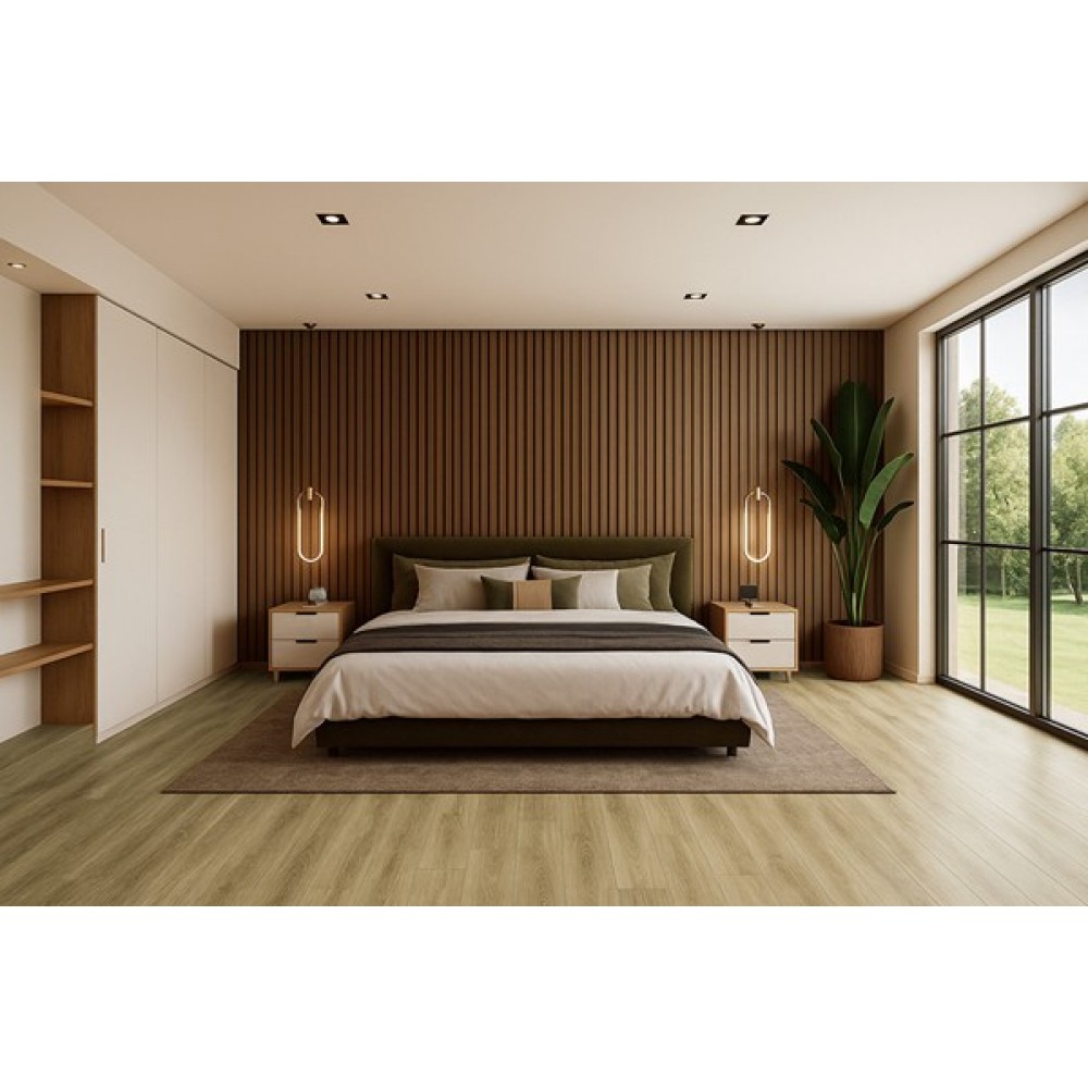 BASIC LVT ΒΙΝΥΛΙΚΗ ΛΩΡΙΔΑ 2mm CARAMEL OAK 9714 NewPlan