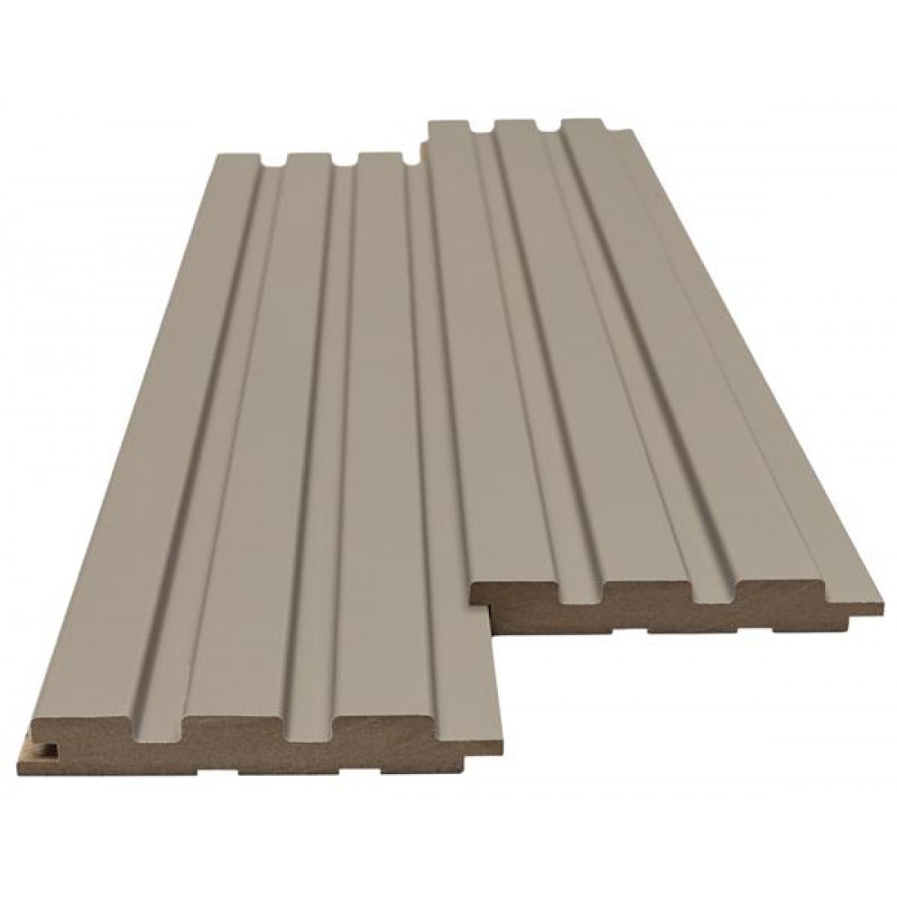 MDF PANEL ΜΕ 3D ΠΗΧΑΚΙΑ 506090 BEAT DL 16/119/2750mm SAND GREY NewPlan