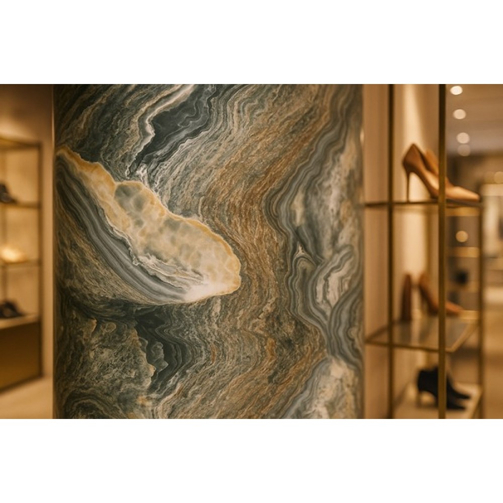 PVC MEGA PANEL 2.8/1220/2800mm ONYX GREEN 901 NewPlan
