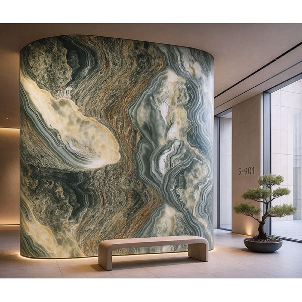 PVC MEGA PANEL 2.8/1220/2800mm ONYX GREEN 901 NewPlan