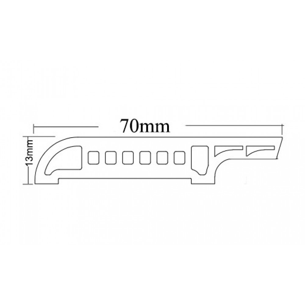 ΠΕΡΒΑΖΙ  BIΝΥΛΙΚΟ COUNTRY OAK 981013 BASIC 70X2400mm NewPlan