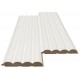 MDF PANEL ΜΕ 3D ΠΗΧΑΚΙΑ 802040 WAVE ST 16/119/2750mm WHITE NewPlan