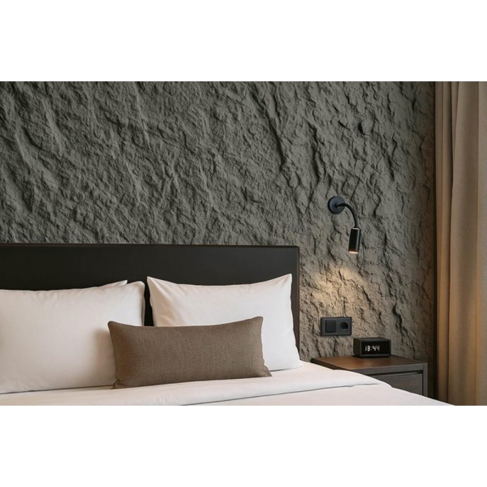 PANEL 108050 (ΚΙΒ 10ΤΜΧ) ΕΥΚΑΜΠΤΗΣ ΠΕΤΡΑΣ 600/1200mm ROUGH GRANITE MEDIUM GREY NewPlan