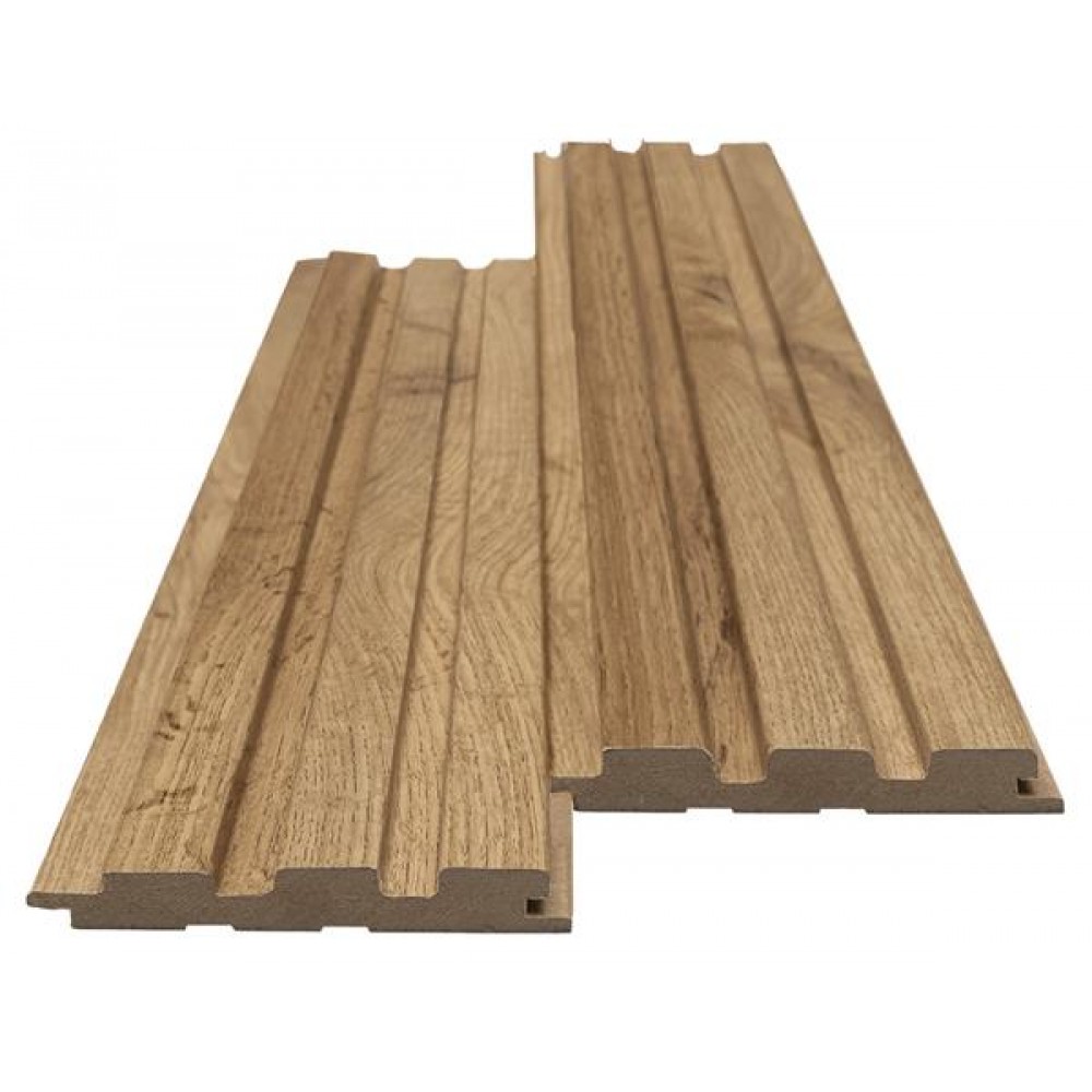 MDF PANEL ΜΕ 3D ΠΗΧΑΚΙΑ 508090 BEAT ST 16/119/2750mm PECAN NewPlan