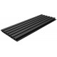 WPC PANEL 2ης ΓΕΝΙΑΣ ΜΕ 3D ΠΗΧΑΚΙΑ 25/147.5mm D.GREY 5570 NewPlan
