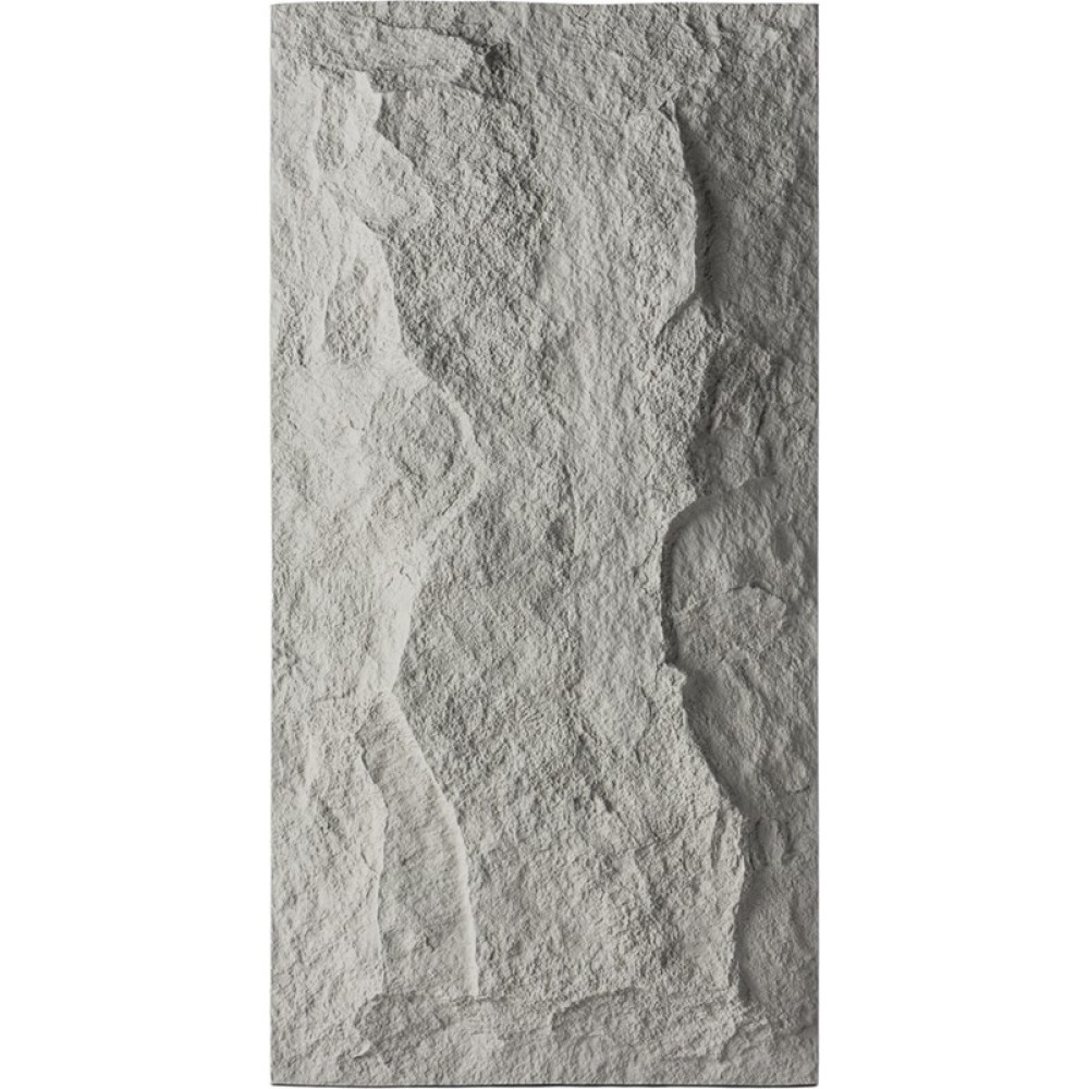PANEL PU ΤΕΧΝΗΤΗΣ ΠΕΤΡΑΣ 314040 MUSHROOM STONE 600/1200mm LIGHT GREY NewPlan