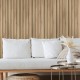 MDF PANEL ΜΕ 3D ΠΗΧΑΚΙΑ 808090 WAVE ST 16/119/2750mm PECAN NewPlan
