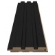 MDF PANEL ΜΕ 3D ΠΗΧΑΚΙΑ 505090 BEAT ST 16/119/2750mm BLACK NewPlan