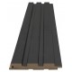 MDF PANEL ΜΕ 3D ΠΗΧΑΚΙΑ 507090 BEAT DL 16/119/2750mm BLACK LEAD NewPlan