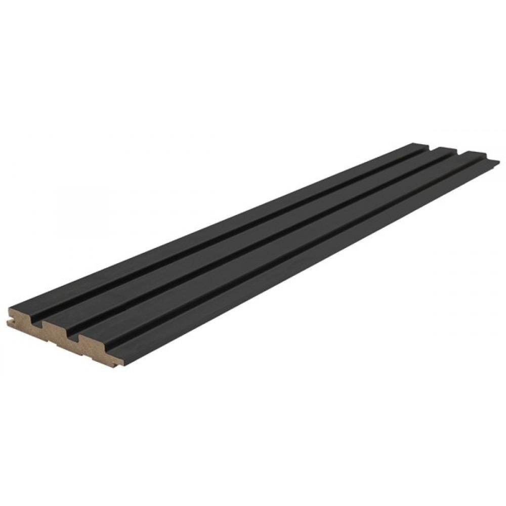 MDF PANEL ΜΕ 3D ΠΗΧΑΚΙΑ 507090 BEAT DL 16/119/2750mm BLACK LEAD NewPlan