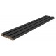 MDF PANEL ΜΕ 3D ΠΗΧΑΚΙΑ 507090 BEAT DL 16/119/2750mm BLACK LEAD NewPlan