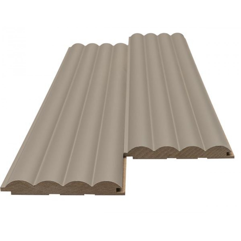 MDF PANEL ΜΕ 3D ΠΗΧΑΚΙΑ 806090 WAVE DL 16/119/2750mm SAND GREY NewPlan