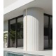PANEL 113020 (ΚΙΒ   8ΤΜΧ) ΕΥΚΑΜΠΤΗΣ ΠΕΤΡΑΣ 600/1200mm RIPPLE BOARD BEIGE WHITE NewPlan