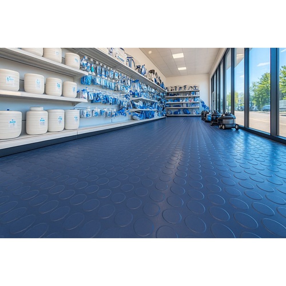 ΠΛΑΣΤΙΚΟ ΔΑΠΕΔΟ ΤΑΠΑ 1mm OCEAN BLUE 2Μ NewPlan