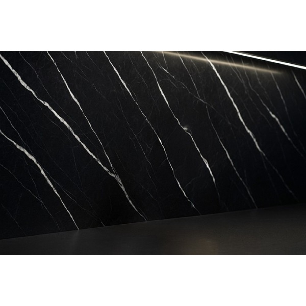 PVC MEGA PANEL 2.8/1220/2800mm CARRARA BLACK 204 NewPlan